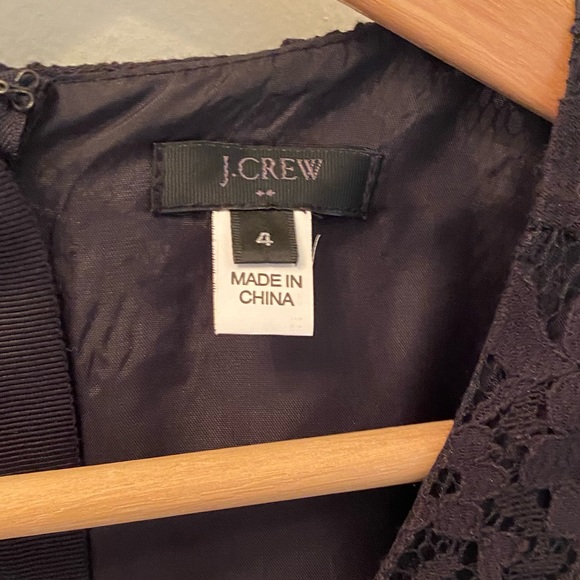 J Crew Black Lace Sheath Dress - Picture 4 of 6